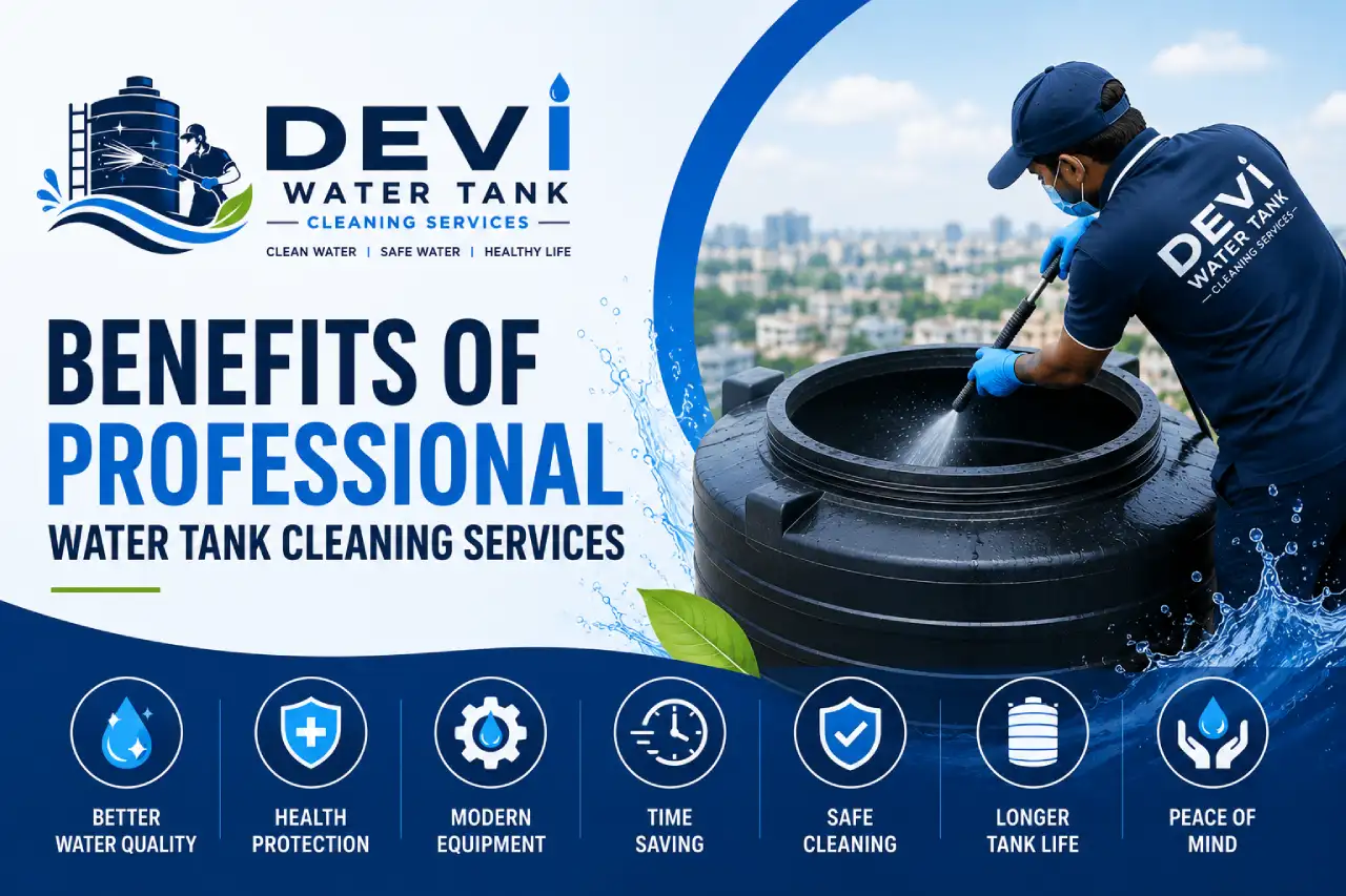 7 Benefits of Professional Water Tank Cleaning Services
